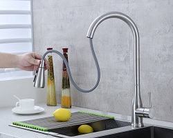 Vòi bếp nóng lạnh SUS304 (kiêm đầu xịt) - Hàng Siêu Cấp - Kiểu A HVMMA ITALIA